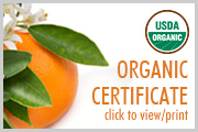 Organic Certificate PDF